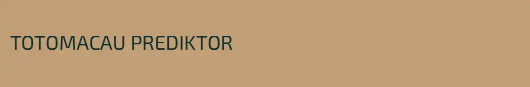 TOTOMACAU PREDIKTOR